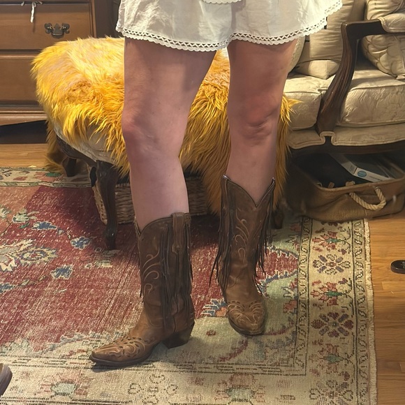 Corral cowboy boots w fringe - Picture 8 of 11